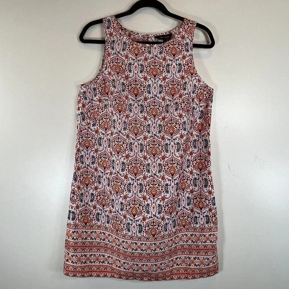 New Look Women's Multicolor Tank-Style Shift Polyester US 12/14 UK 14 EURO 42